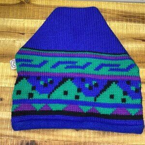 Vintage Igloos Colorful Abstract Wool Beanie